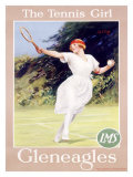 Gleneagles/The Tennis Girl Giclee Print by Septimus Scott