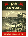 1956 Catalina Motocross Grand Prix Poster Lámina giclée