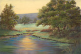 Emerald Meadow II Prints by Linda Wacaster