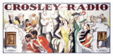 Crosley Tube Radio Poster Giclee Print
