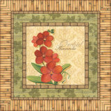 Bright Orchids I Poster by Charlene Audrey