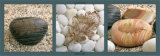 Feuilles et Galets Print by Laurent Pinsard