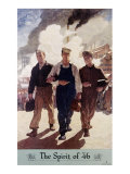 US Homefront Patriotic Poster The Spirit of '46 Lámina giclée US Homefront Patriotic Poster The Spirit of '46 Lámina giclée