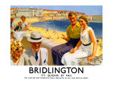 Bridlington, LNER Poster, 1938 Giclee Print by Septimus Scott