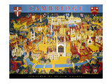 Cambridge, BR Poster, circa 1950s Giclee Print by Kerry Lee
