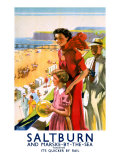 Saltburn, LNER Poster, 1923-1947 Giclee Print by Greenup 