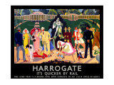 Harrogate, LNER Poster, 1934 Giclee Print by Anna Katrina Zinkeisen