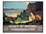Mont St. Michel, SR Poster, 1932 Reproduction procédé giclée par Leonard Richmond