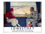Lowestoft, LNER/LMS Poster, 1933 Giclee Print by Arthur C Michael