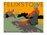 Felixstowe, LNER Poster, 1923-1947 Giclee Print by Tom Purvis