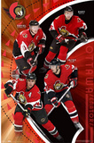 Ottawa Senators (Daniel Alfredsson, Dany Heatley, Jason Spezza, Wade Redden) Posters