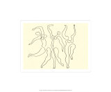 Trois Danseuses, c.1924 セリグラフ - パブロ・ピカソ