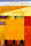 Goldenes Feld Poster von Tony Saladino