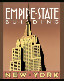 Empire State Building Plakater af Brian James Empire State Building Plakater af Brian James