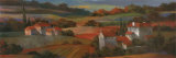 Coucher de soleil en Toscane Posters par T. C. Chiu