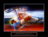 Chance: Fußball Kunst von Bill Hall