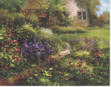 Secret Garden Stretched Canvas Print Secret Garden Stretched Canvas Print