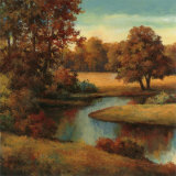 Lakeside Serenity I Affiches par T. C. Chiu