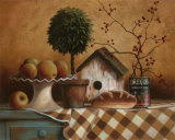 Birdhouse and Topiary Posters