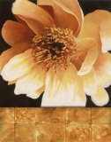 Magnolia Gold Tile I Posters by T. C. Chiu
