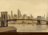 Brooklyn Flow Poster by S. Garrett Brooklyn Flow Poster by S. Garrett