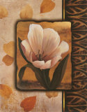 Tulipe blanche Posters par T. C. Chiu