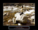 Peace: Yoga Plakat Peace: Yoga Plakat