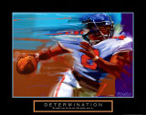 Determination: Quarterback Posters par Bill Hall