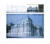 Wrapped Reichstag, Project for Berlin Posters by Christo 