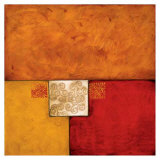 Vertical Abstract Trio Prints by Courtland 