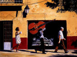 Contrebasse En Balade Posters av Alain Bertrand
