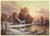 Winter in Belarus II Posters by Helmut Glassl