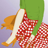 Polka Skirt Prints by Puntoos 