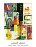 Handler mit Krugen 1914 Posters by Auguste Macke