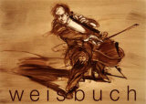 Le Violoncelliste Poster von Claude Weisbuch