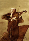 Le Violoniste Prints by Claude Weisbuch