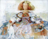Menina II Prints by Joaquin Moragues