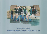 Gregory Walking, 1983 Wydruki dla kolekcjonerów autor David Hockney