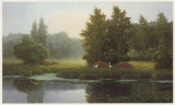 Russian Landscape with Storcks Posters by Igor 