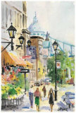 Rue de la Commune Affiche par Jean-roch Labrie