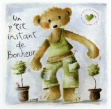 Un P'Tit Instant de Bonheur Posters by Joëlle Wolff