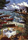 La Terrasse Posters by Morlaine