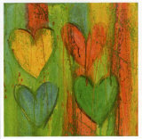 Cuore Jaune Rosa Prints by Roberta Ricchini
