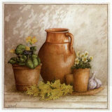 Cruche et Pot de Courge Prints by Vincent Perriol