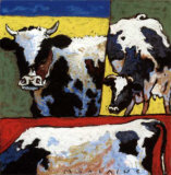 Les Trois Vaches Posters by Morlaine 