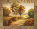 Afternoon Path Prints by Mathews 