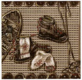 Chaussures et Raquettes Plakat av Myriam Berthoud Chaussures et Raquettes Plakat av Myriam Berthoud