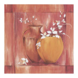 Pots and White Branches IV Print by L. Morales