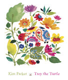 Trey the Turtle Kunstdruck von Kim Parker