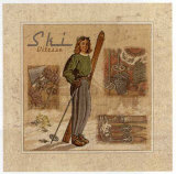 Ski Vitesse Posters by Bruno Pozzo